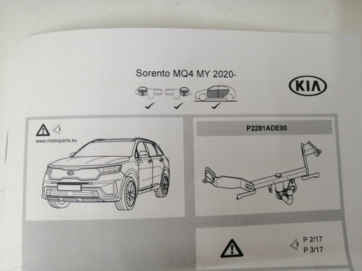 фото №12, Kia sorento iv hak буксировочный