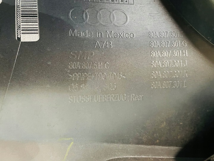 фото №15, Audi q5 80a s line бампер зад задний 2017-2021 год