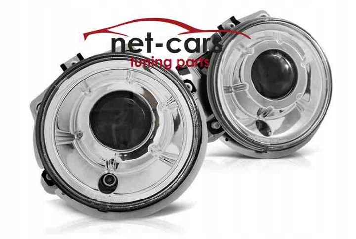 фото №1, Лампы фары mercedes w461 w463 92-06 g класс хром wz ксенон