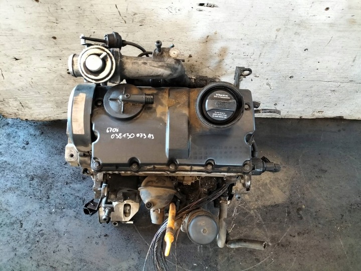 фото №1, Двигун дизель стійка + pompowtryski golf iv 1.9 tdi atd 038130073aj