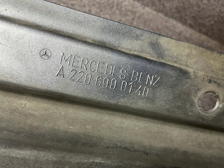 фото №7, W220 s планка накладка пороговая левая 744 комплектная