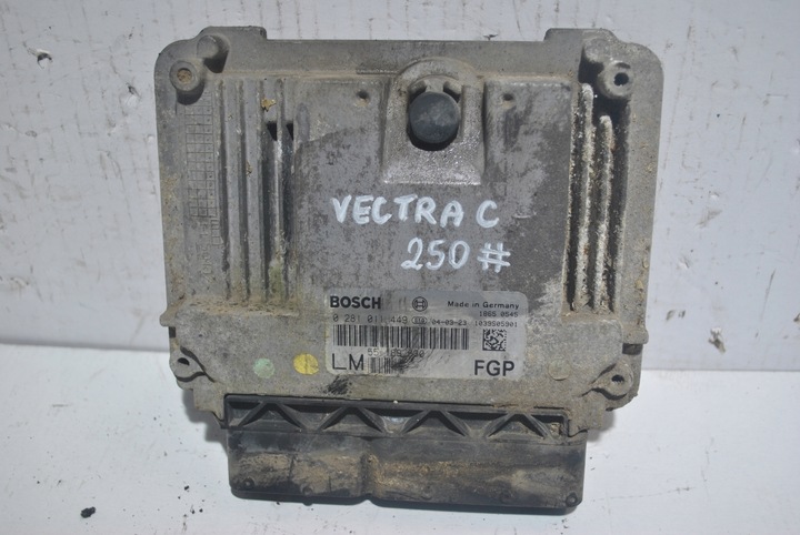 фото №1, Компьютер двигателя opel vectra c 0281011449