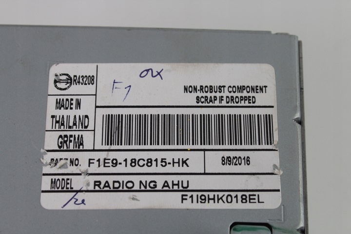 фото №3, Радіо програвач cd ford ecosport ii 12-17r