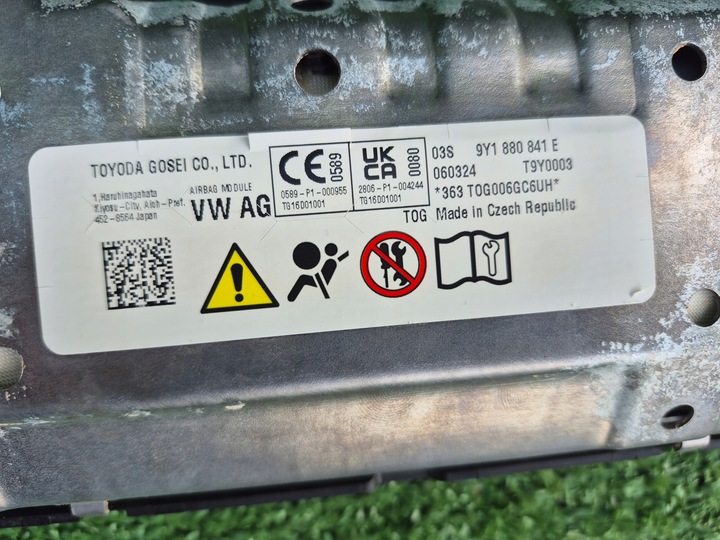 фото №6, Подушка колінна ліва права air bag porsche cayenne 9y 2024