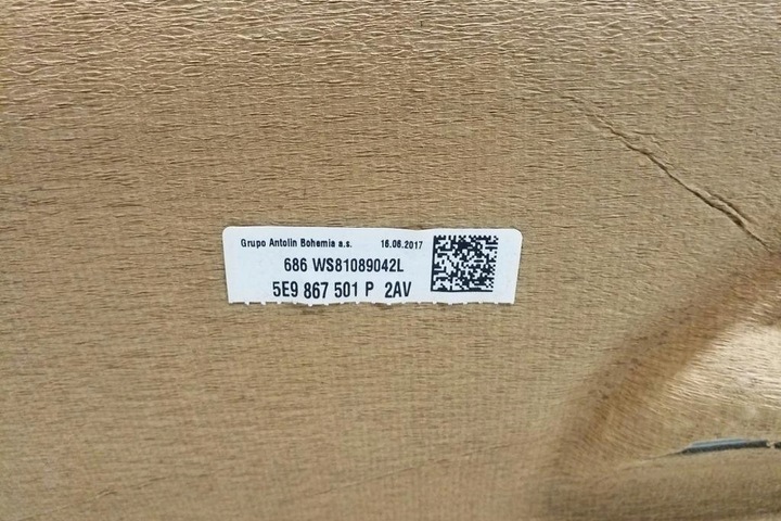 фото №2, Потолок skoda octavia iii 5e3 5e9867501p 1.4l бензин 2017