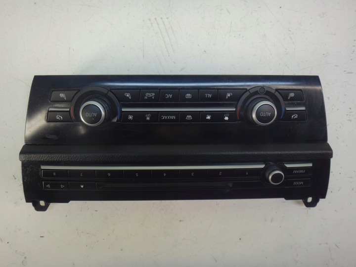 фото №7, Панель клімат кондиціонера підігріваємих wentylowanych сидінь bmw f10 f11