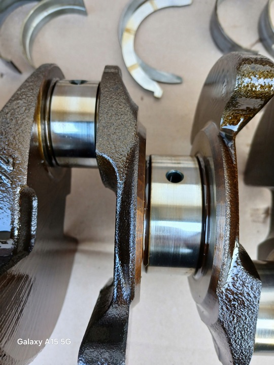 фото №9, Wał коленчатый + вкладыши комплект peugeot citroen ew10j4s 2.0 16v