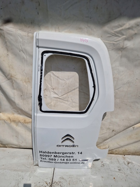 фото №1, Citroen berlingo iv proace combo дверь задние правые зад