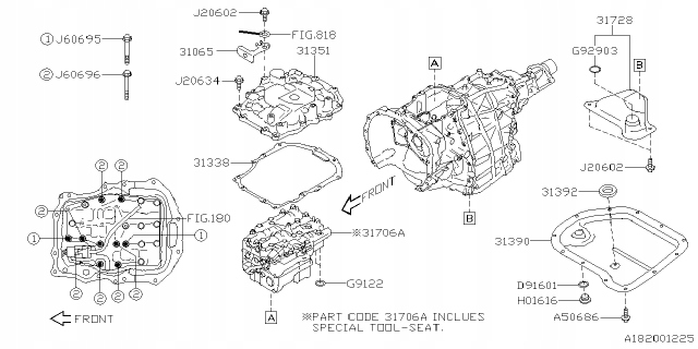 фото №7, Блок управления  гидравлический автоматической коробки cvt tr580 subaru новый
