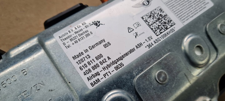 фото №10, A6 c7 4g s6 подушка подушка безопасности коленная 4g8880842a правая a7 4g