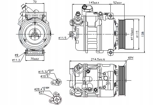 фото №14, Компресор кондиціонера nissens 89214 6918753