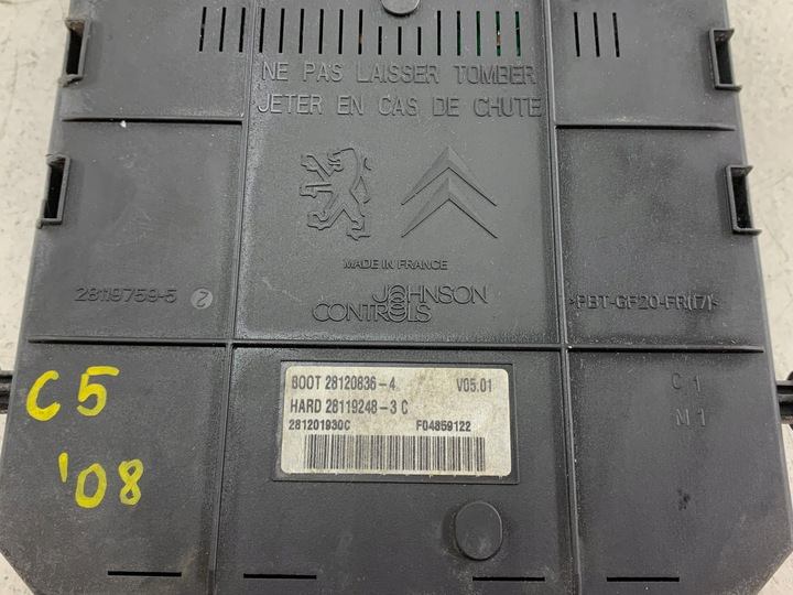 фото №9, Citroen c4 i 1.6 hdi модуль bsi 966405908001