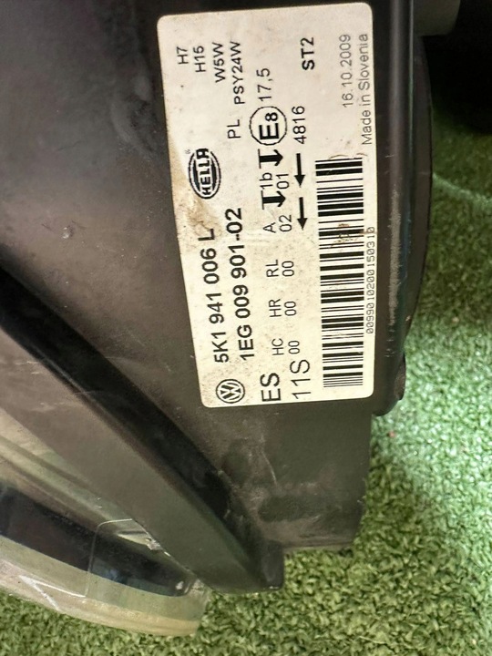 фото №9, Лампи перед volkswagen golf vi комплект європа 5k1941006l