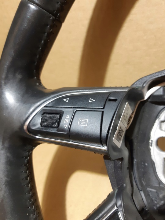 фото №12, Audi a6 c7 рестайлінг кермо шкіра мультифункція 4 спицева 4g0419091m