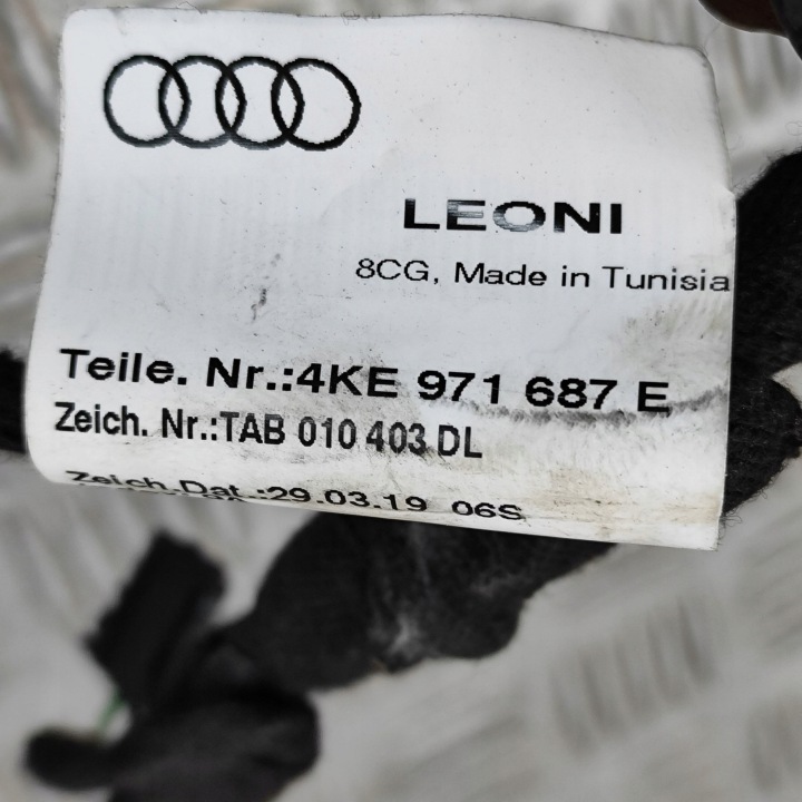 фото №6, Audi e-tron 2019 ліва сторона джгут провід двері задніх