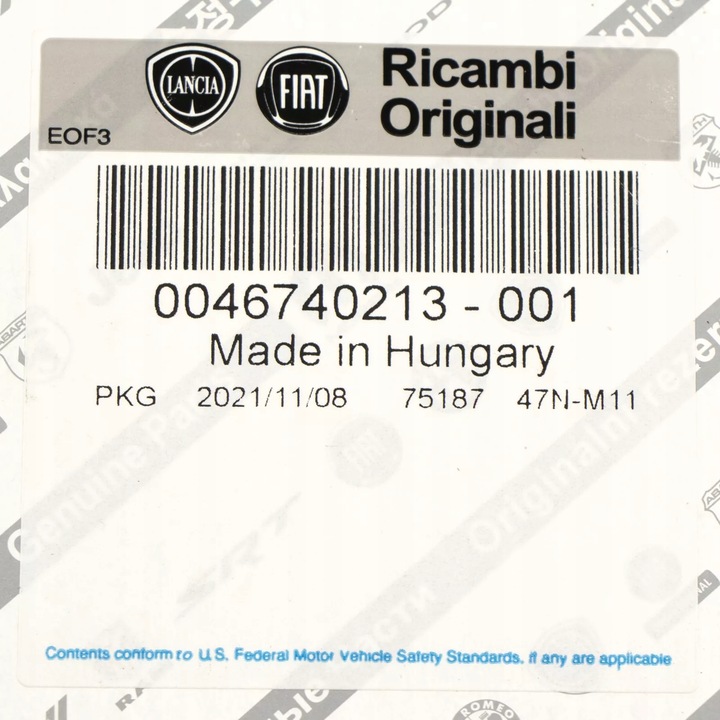 фото №9, Оригинал fiat датчик abs 46740213 doblo pp