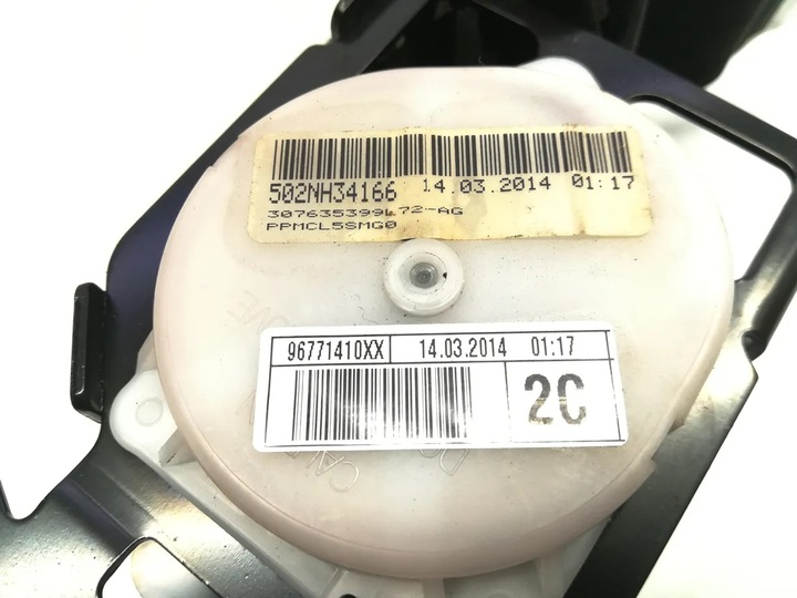 фото №11, Citroen c4 picasso pas безопасности сиденья заднего среднего зад 2014