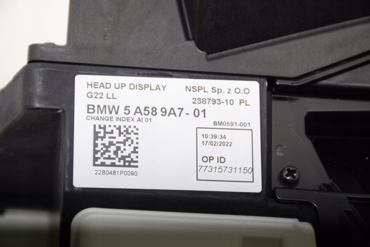 фото №10, Bmw g42 g22 g23 дисплей hud head up европа