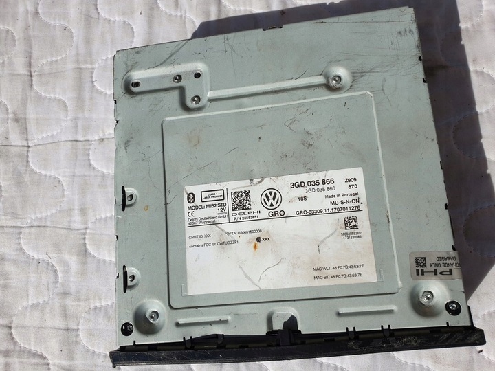 фото №3, Мультимедіа зчитувач sd delphi volkswagen 3gd035866