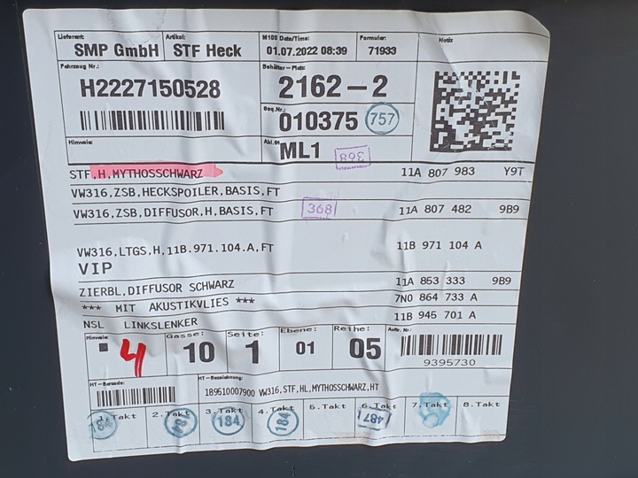 фото №13, Gd id.4 id4 бампер зад задний ly9t 11a807984 11a807983 11a807521 4x pdc