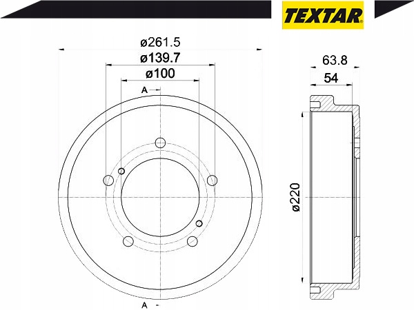 фото №2, Textar 94037800 барабан гальмівний