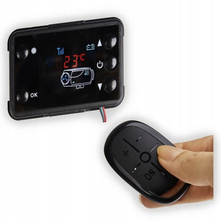 фото №10, Обігрівач вихлопна масла обігрів стояночний 8kw 12v lcd pilot