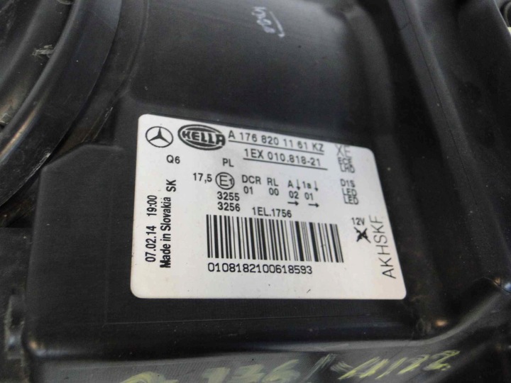 фото №13, Mercedes a w176 176 фара ліва ксенон bi-xenon