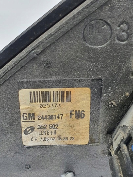 фото №6, Зеркало правое 5 pin z158 opel vectra c 24436147 европа