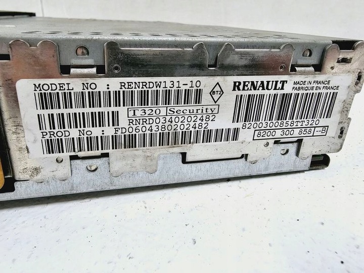 фото №4, Renault scenic 2 ii радио радиопроигрыватель cd 8200300858