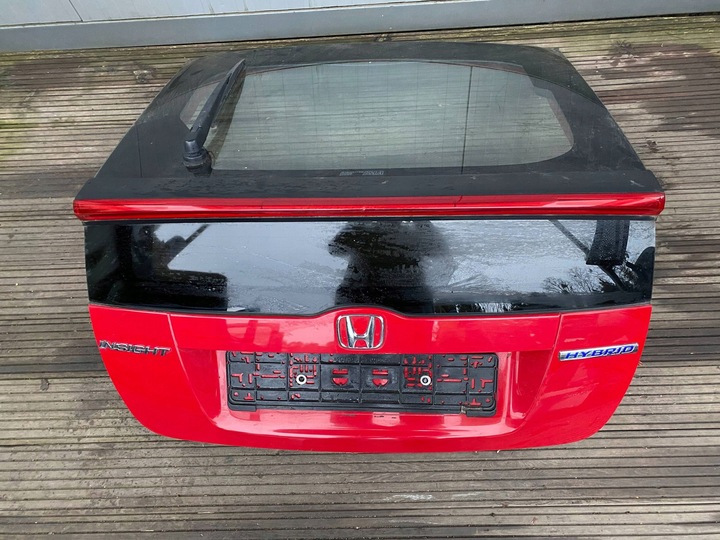 фото №1, Honda insight ii 5d комплектна кришка багажника зад задня червона r81