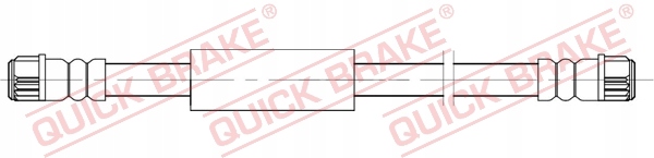 фото №2, Qb шланг тормозной зад