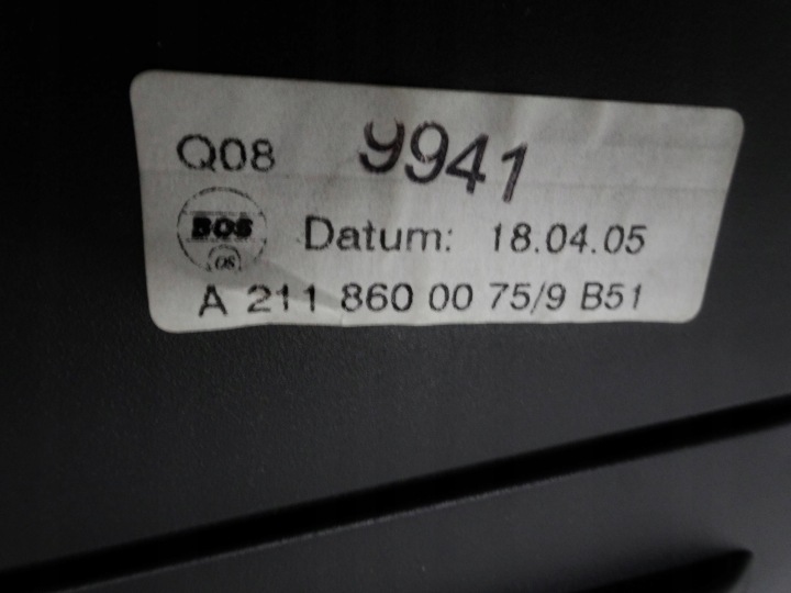фото №6, Mercedes w211 - ролета багажника a2118600075