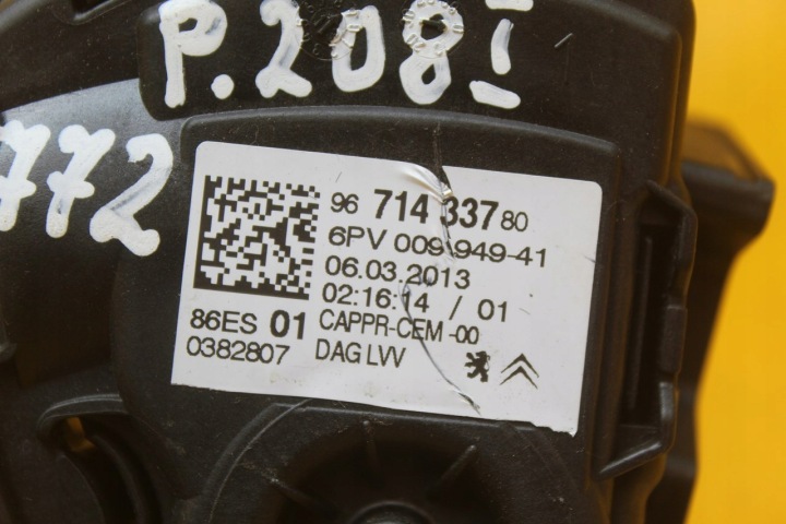 фото №9, Потенціометр педаль газу peugeot 208 i 9671433780