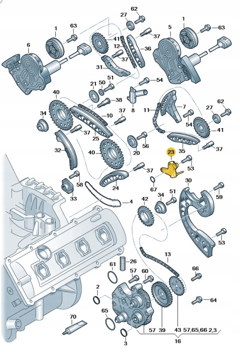 фото №11, Натяжитель цепи грм audi vw 079109467ae aso