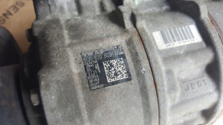 фото №7, Audi vw 2.0tfsi компрессор кондиционера 5q0820803k