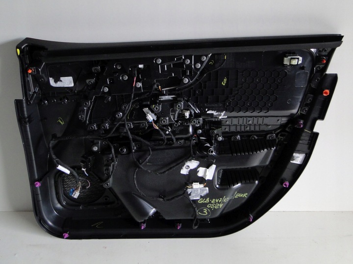 фото №11, Mercedes glb x247 247 amg оббивка боковина двері передні ліві червона nić