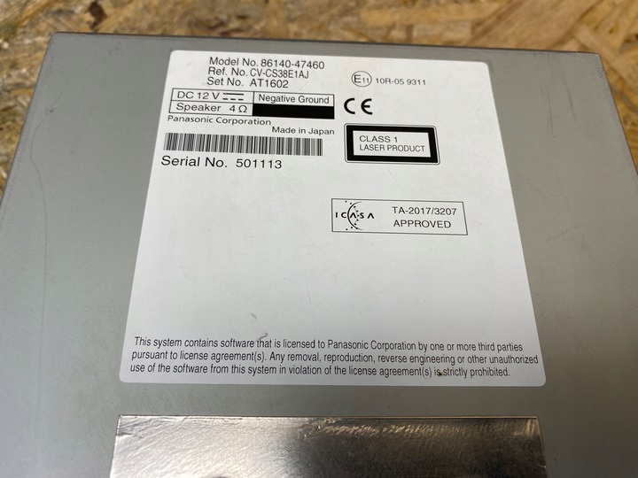 фото №13, Радіо навігація gps навігація екран дисплей toyota prius iv 86140-47460