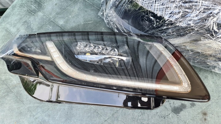 фото №6, Evoque 15 16 19 рестайлінг бампер перед капот лампи led