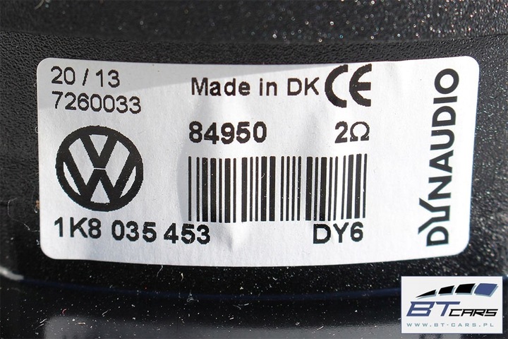 фото №9, Vw golf 7 sportsvan динаміки dynaudio підсилювач 5g0035456 1k8035453 5g0035