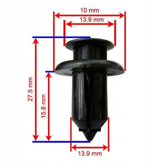 фото №5, Клипса wcisk штифт бампера защитные накладки оригинал mazda 2 3 6 cx-5 cx-3 cx-9 mx-5