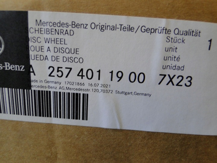 фото №11, Mercedes cls 257 w257 диск 8j et 33 r20
