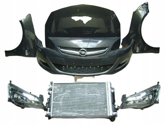 фото №1, Pas радиатор перед переднее opel astra iv рестайлинг cdti