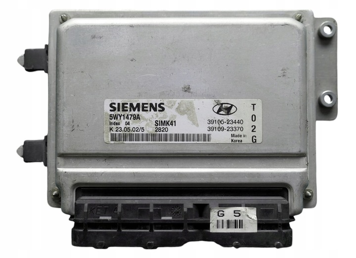 фото №1, Блок управления hyundai купе 2.0 5wy1479a 39105-23440 + программирование