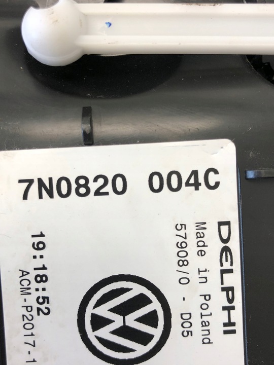 фото №5, Отопитель vw sharan 7n 7n0820004c