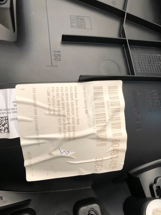 фото №8, Боковина обшивки комплект mini clubman f54 кожа