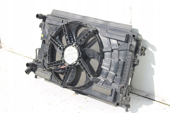 фото №5, Vw радіатор основний  5q0121251em клімат 5q0816411n + вентилятор 5q0121251ej 5q0