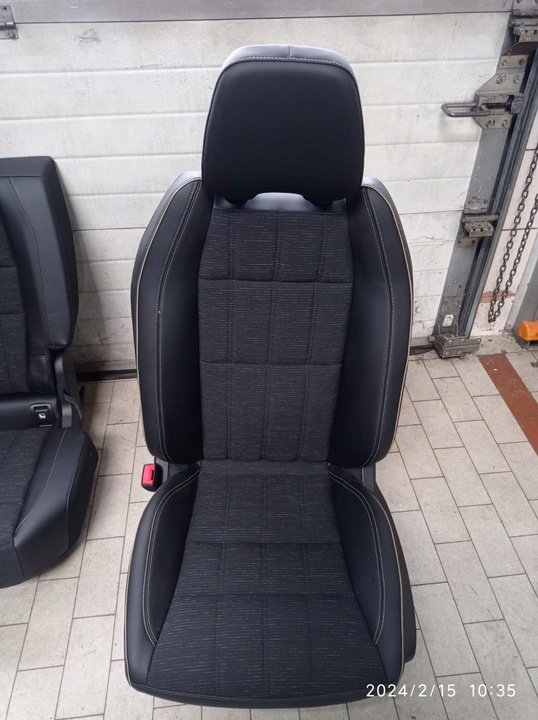 фото №5, Сиденья диван обшивки комплект renault austral полукожа состояние b.dobry