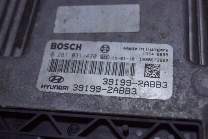 фото №7, Блок управления двигателем (ecu) hyundai ix35 1.7 crdi 39199-2abb3