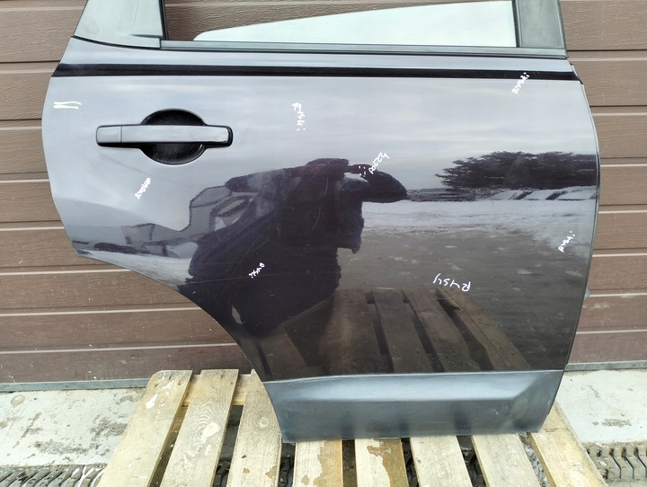 фото №8, Дверь правые зад задние nissan qashqai i j10 07-10 оригинал лак gab