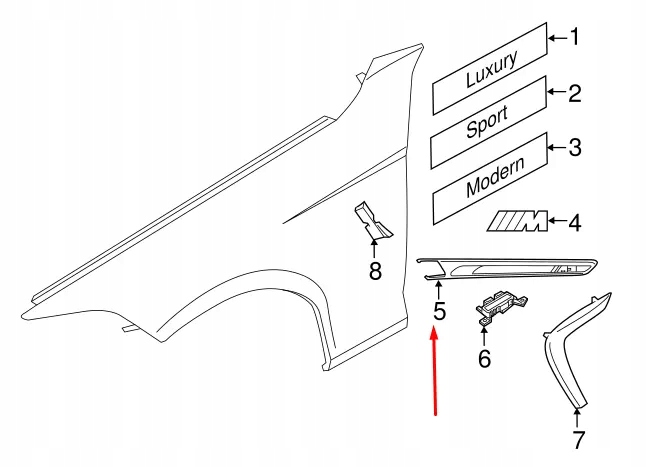 фото №8, Bmw m4 f82 перед правое решётка 51148068586 8068586 oem